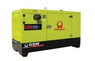 Дизельный генератор 20 квт Pramac GSW30P в кожухе